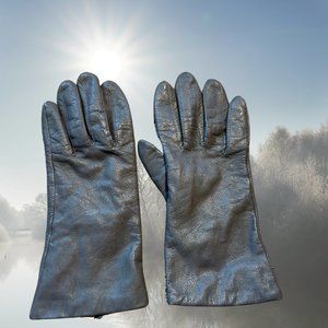 Intercontinental Leathern Industries Gray Leather Gloves